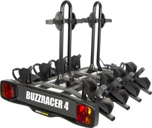 4 Towbar Bike Rack 7 Pins - 4 Bikes Black