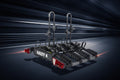 4 Towbar Bike Rack 13 Pins - 4 Bikes Black
