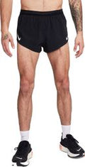 2in Split Shorts Black Men's