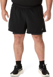 2-in-1 Short 5in Black Men's